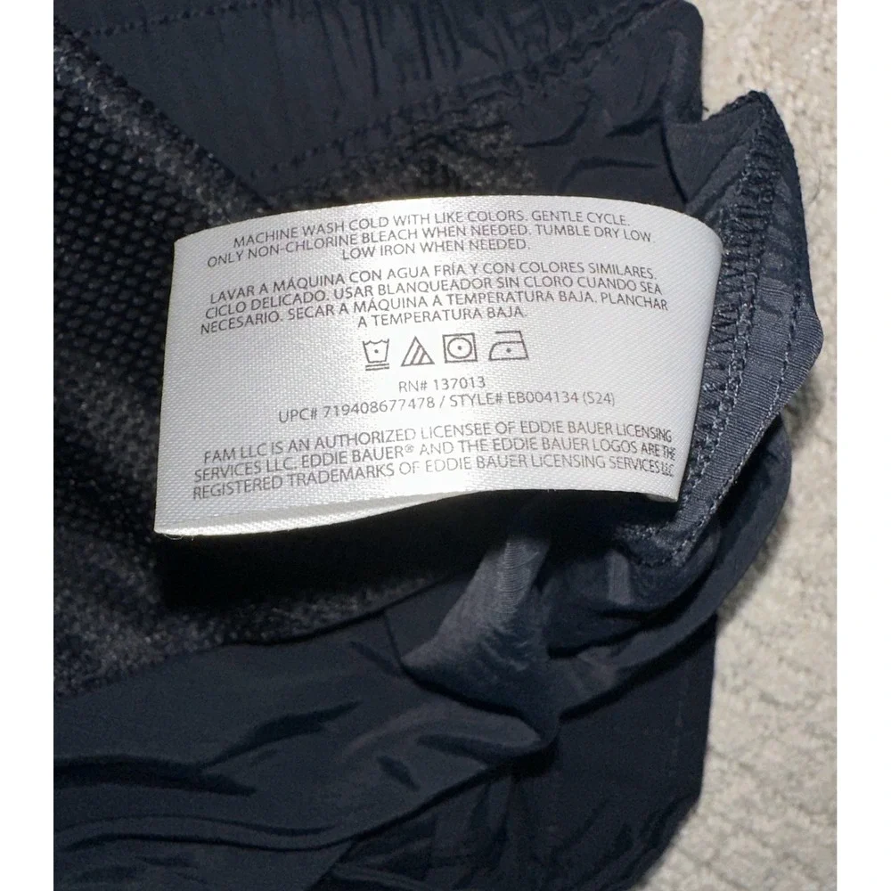 Eddie Bauer Horizon Guide Shorts Mens XXL Black New Hiking‎ Outdoor